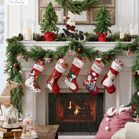 Pottery Barn Dancing Kitty Quilted Holiday Stocking - "Maggie" - Picture 6 of 8